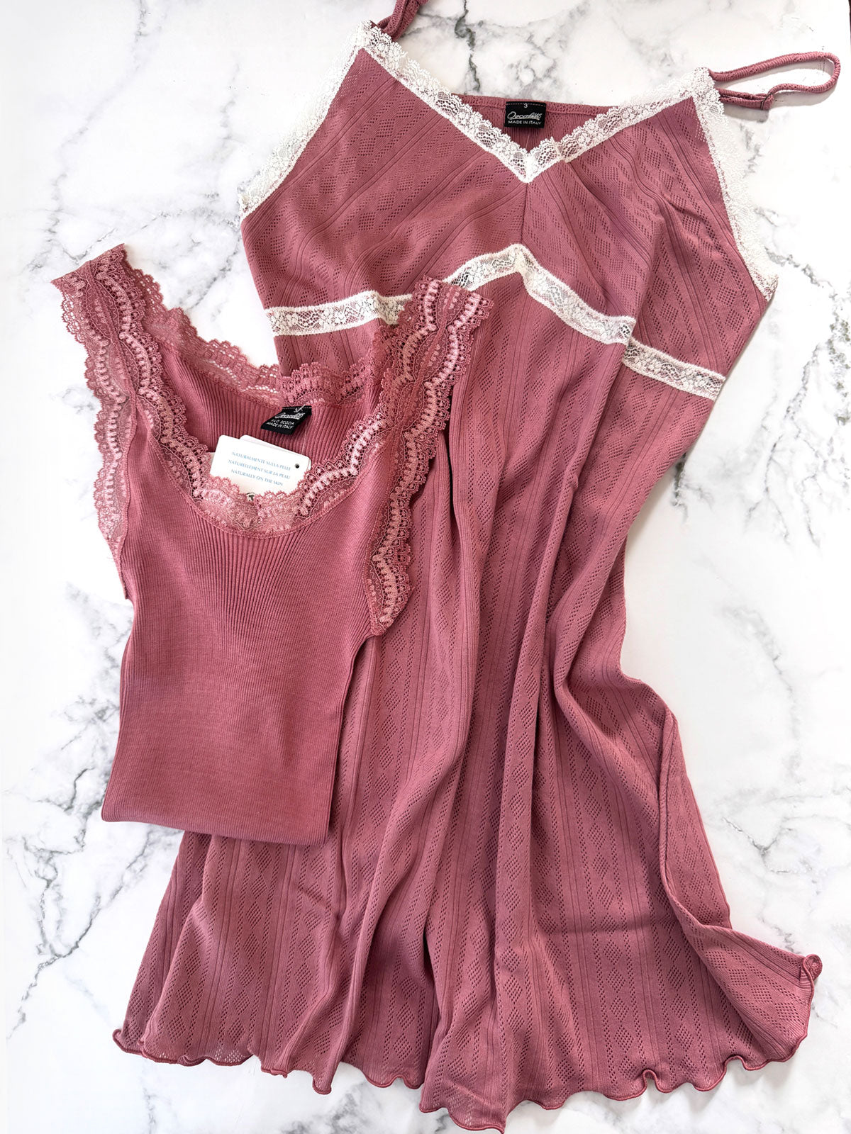 美品✨OSCALITO アンサンブル レース 花 イタリア製 2 りな/関西コレクション着用】【an ANDY Fashion Press 08