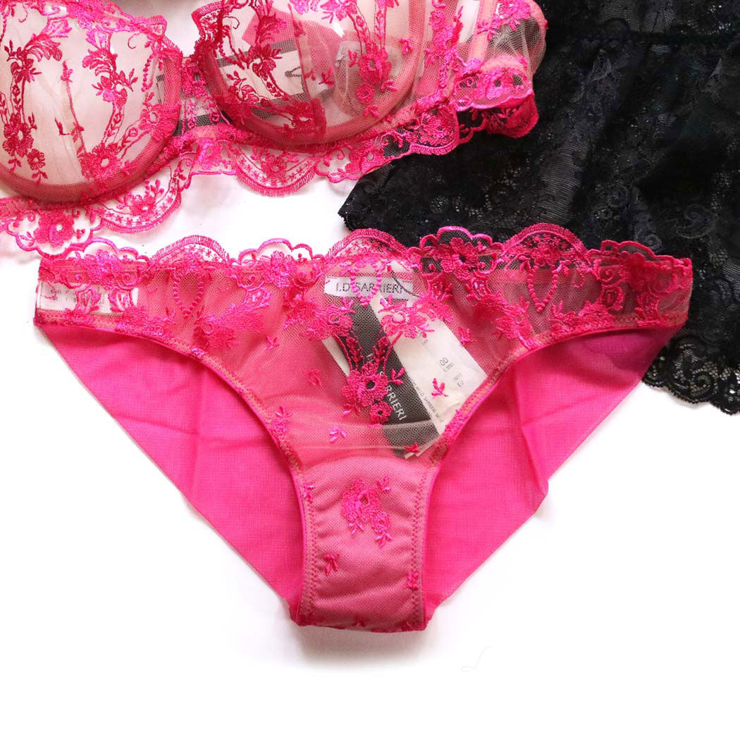 ⭐︎最高級ランジェリーi.d.sarrieriヌードベージュの煌びやな刺繍ショーツ ⭐︎最高級ランジェリーi.d.sarrieriヌードベージュの煌びやな刺繍